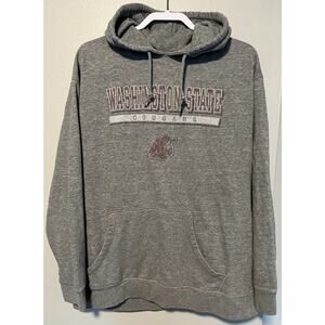 Washington State University Cougars Pullover Hoodie Gray XL Champion